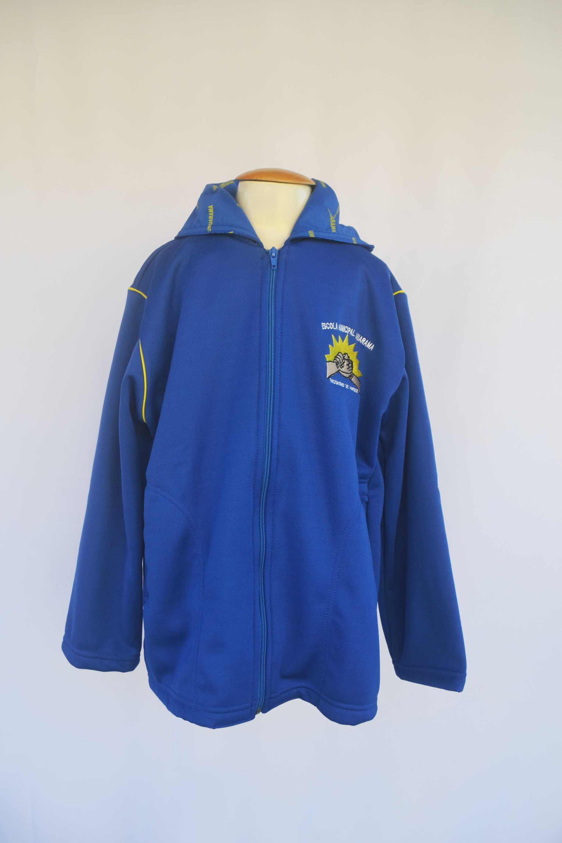 Jaqueta flanelada com capuz Neon Uniformes Keluc Jaqueta