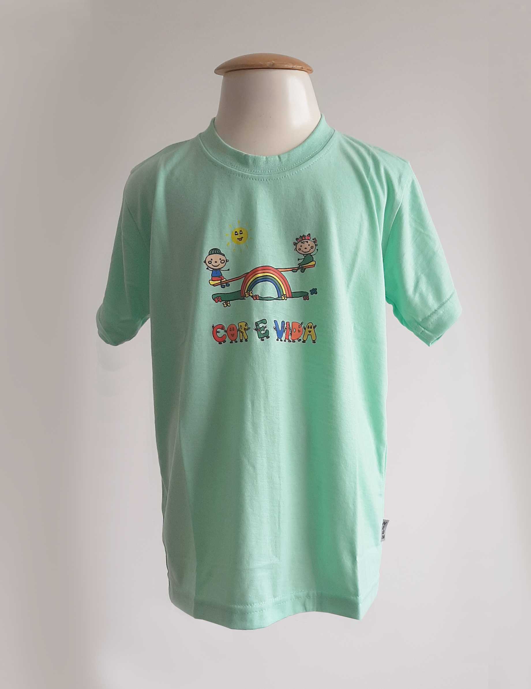 Camiseta curta Neon Uniformes Keluc Jaqueta