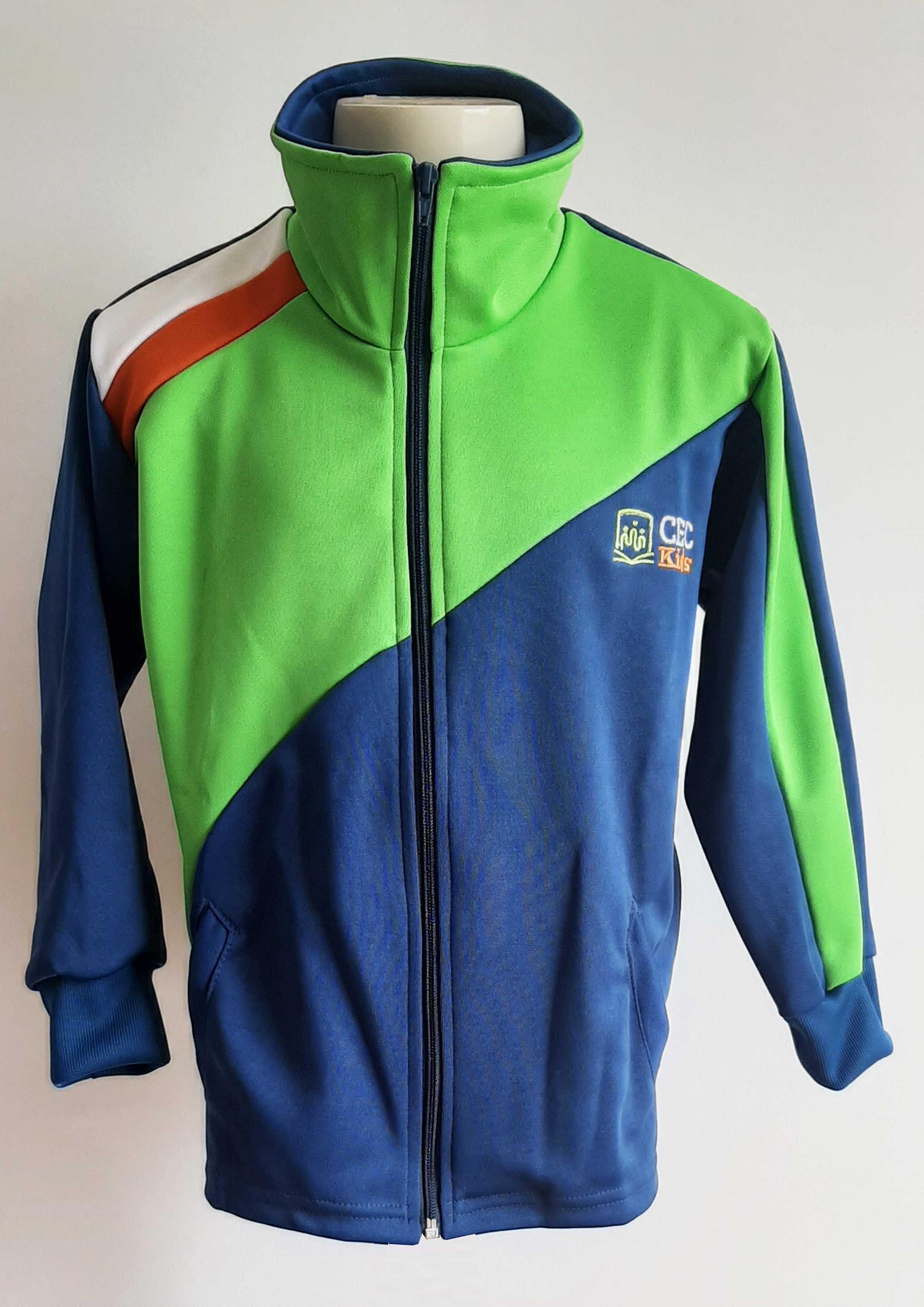Jaqueta de helanca Neon Uniformes Keluc Jaqueta