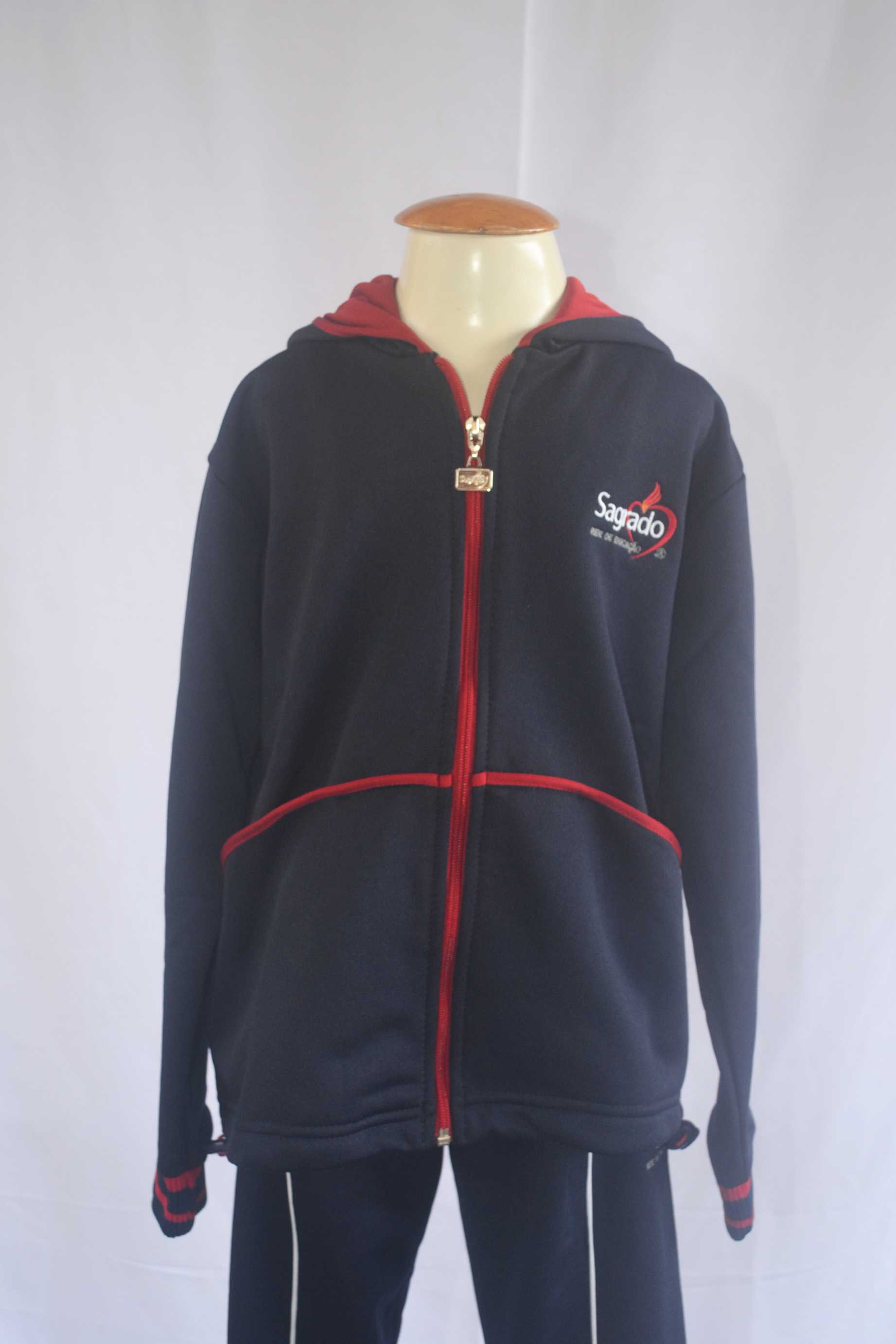 Jaqueta flanelada com capuz Neon Uniformes Keluc Jaqueta