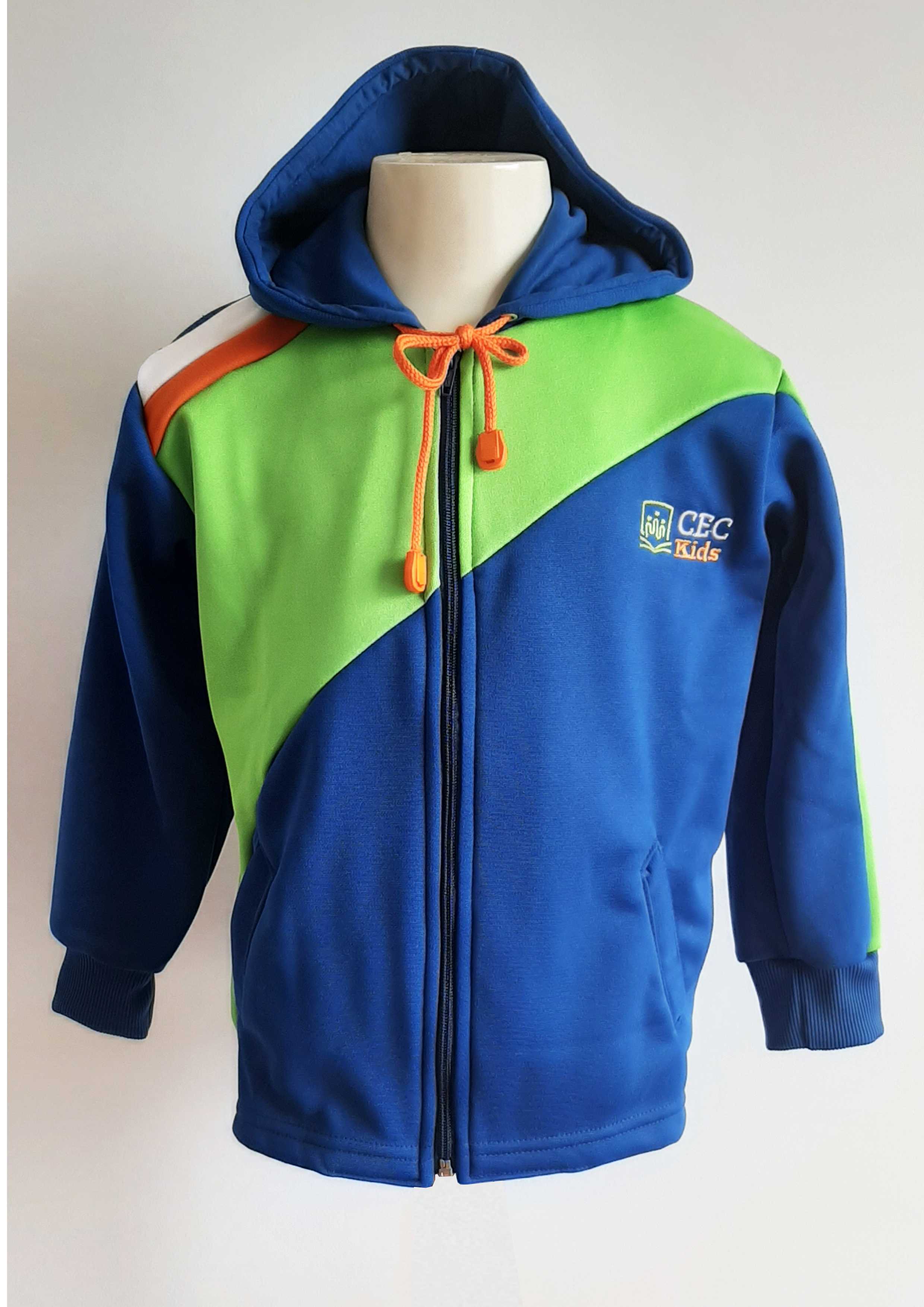 Jaqueta flaneladao com capuz Neon Uniformes Keluc Jaqueta