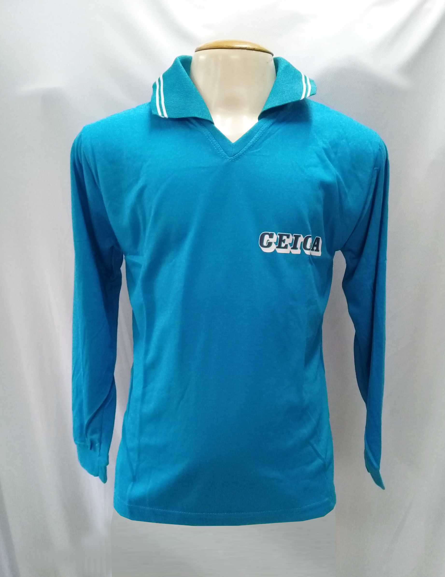 Polo manga longa Neon Uniformes Keluc Jaqueta